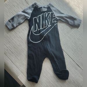 Nike Kids Black and Gray One Piece